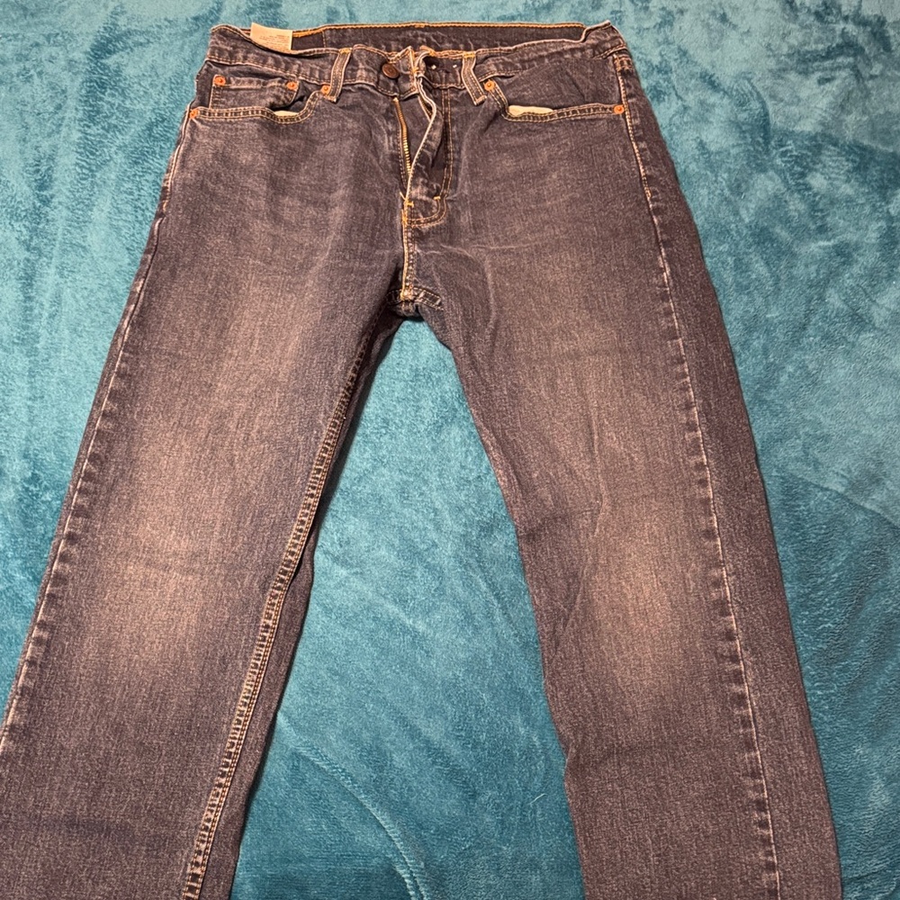 Levi's Dark Blue Straight Jeans